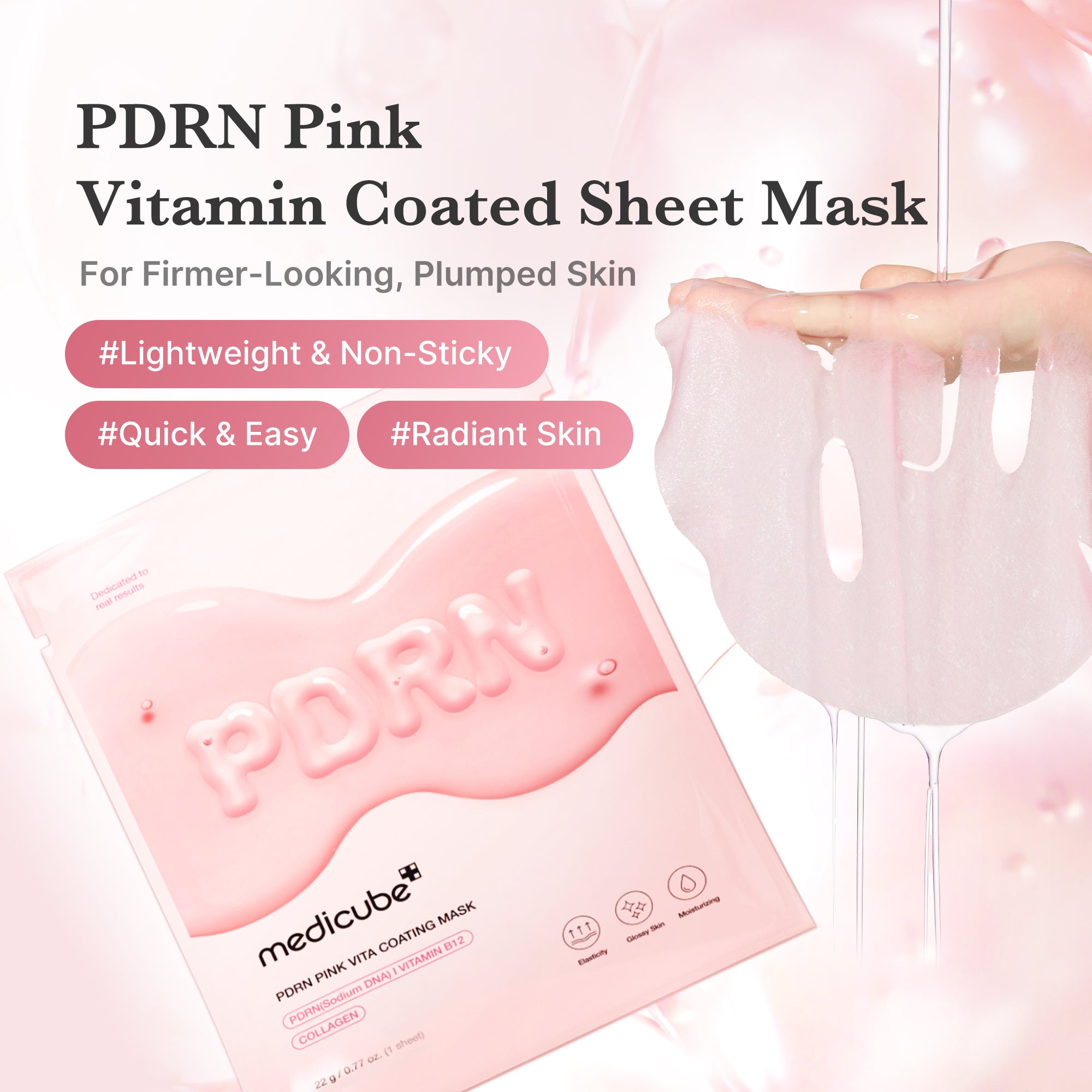 pdrn roze vita-coatingmasker