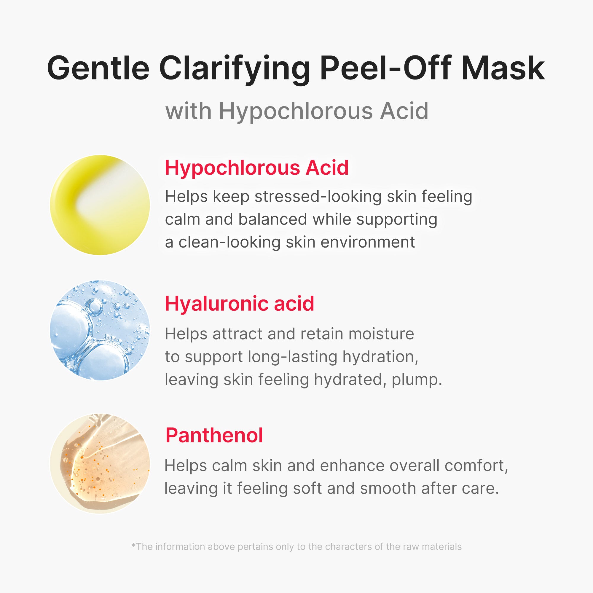 hypochloorzuur peelingmasker