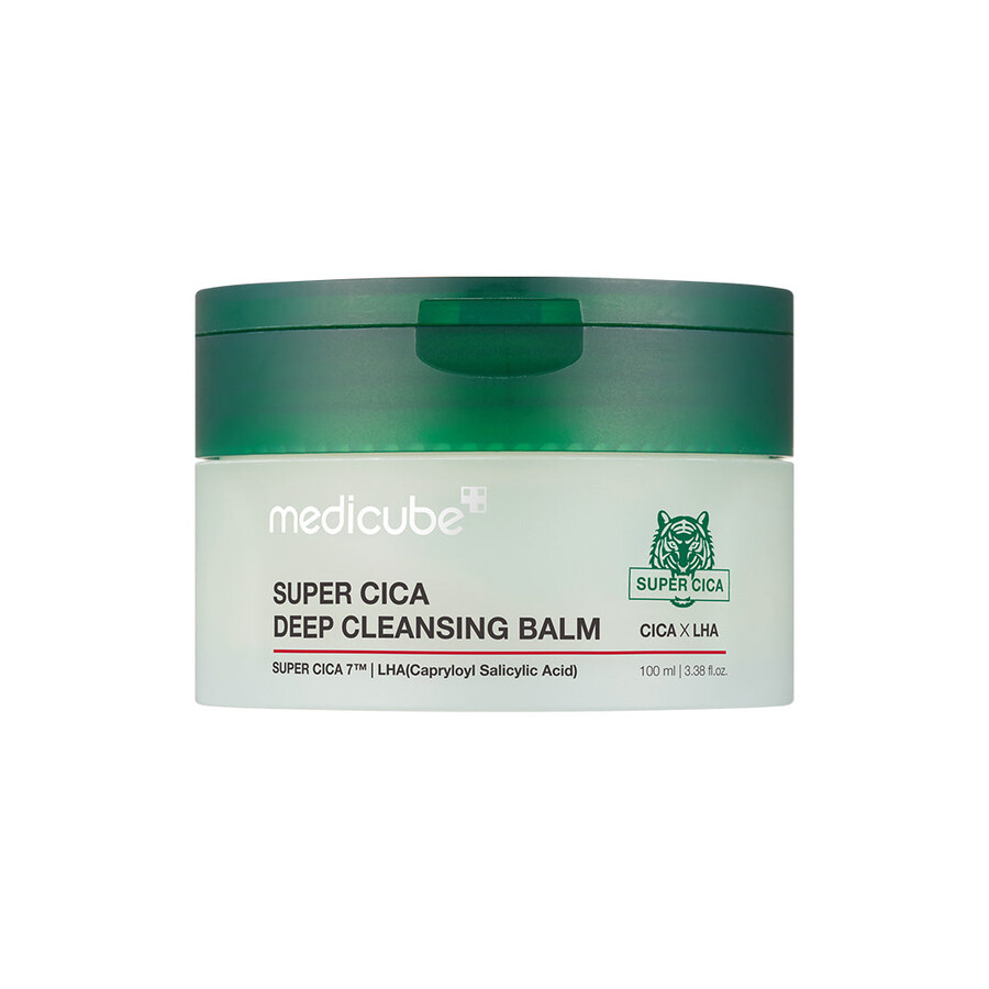 medicube super cica exfoliërende reinigingsbalsem