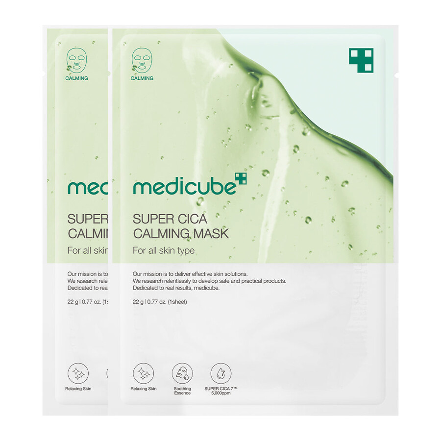 medicube super cica kalmerend masker