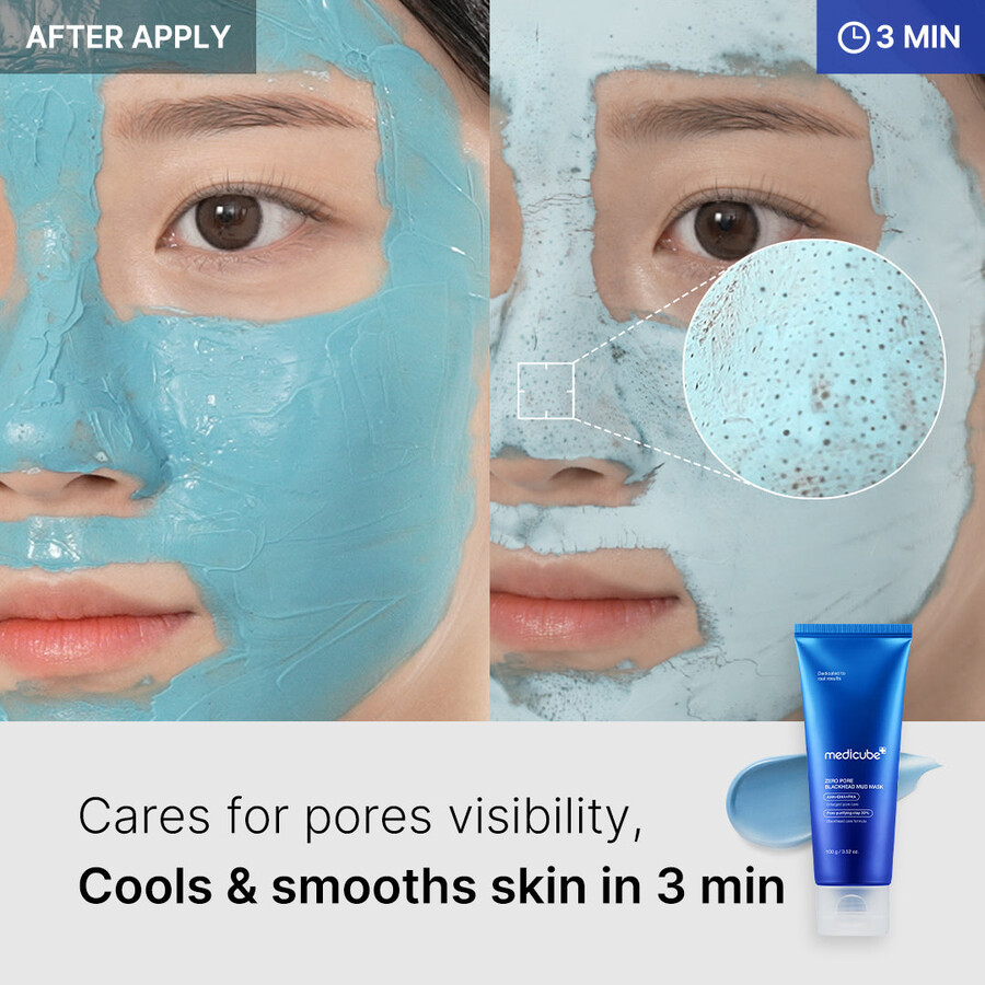 medicube zero pore mee-eter moddermasker