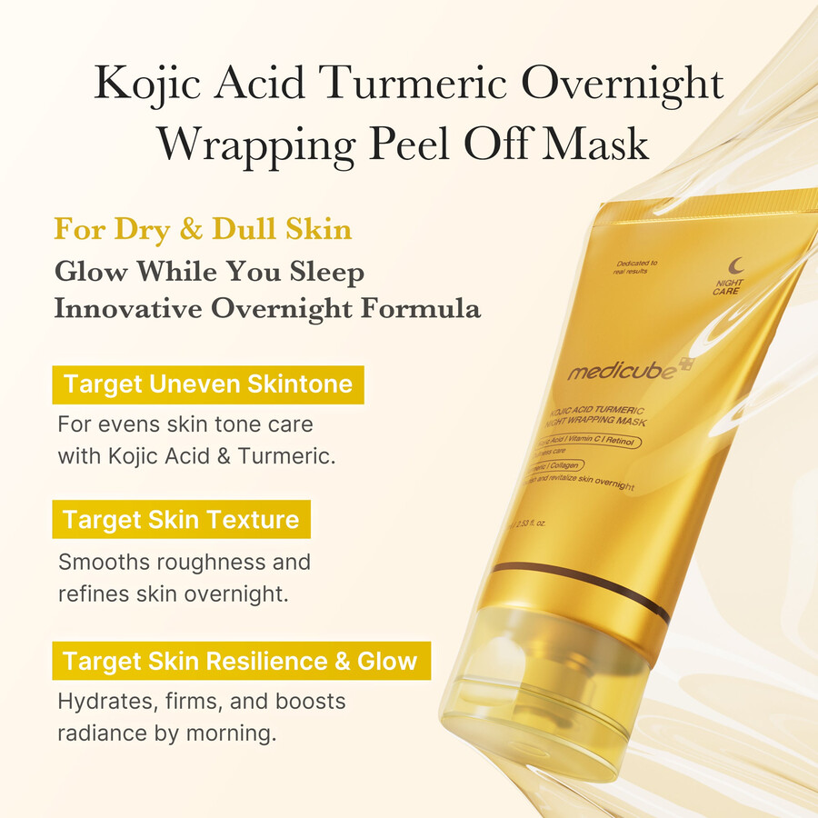 medicube kojic acid kurkuma nachtmasker