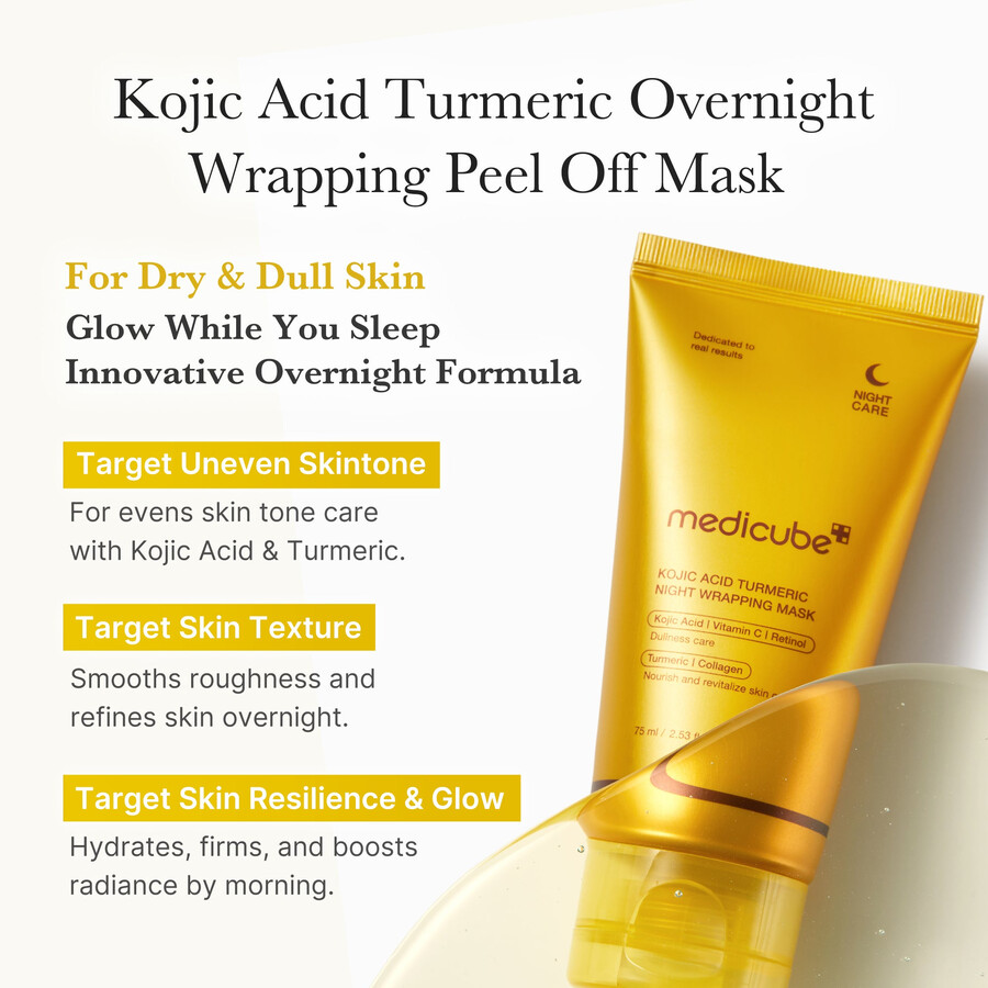 medicube kojic acid kurkuma nachtmasker