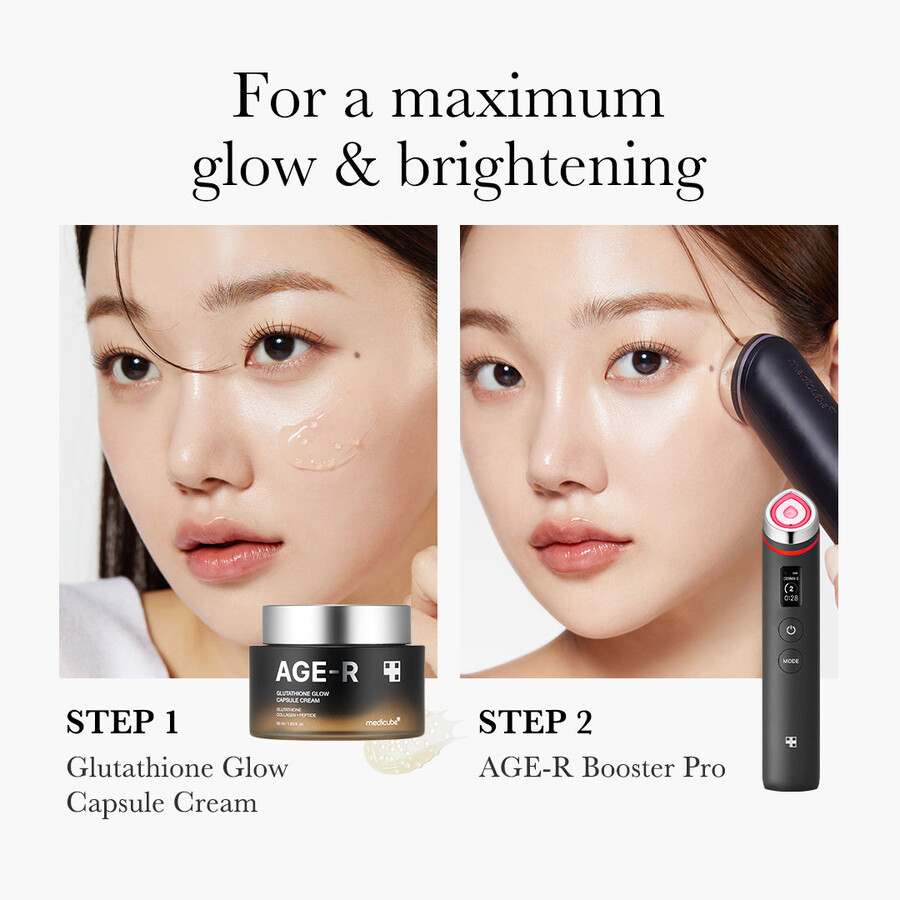 medicube age-r glutathione glow capsule cream