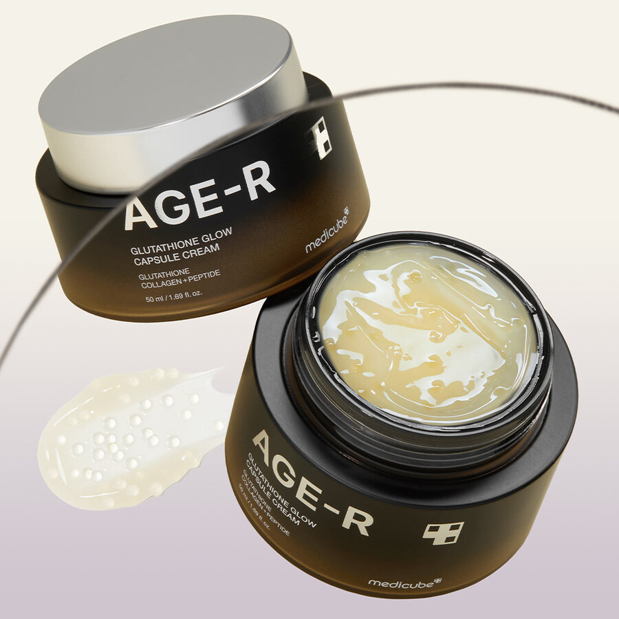 medicube age-r glutathione glow capsule cream