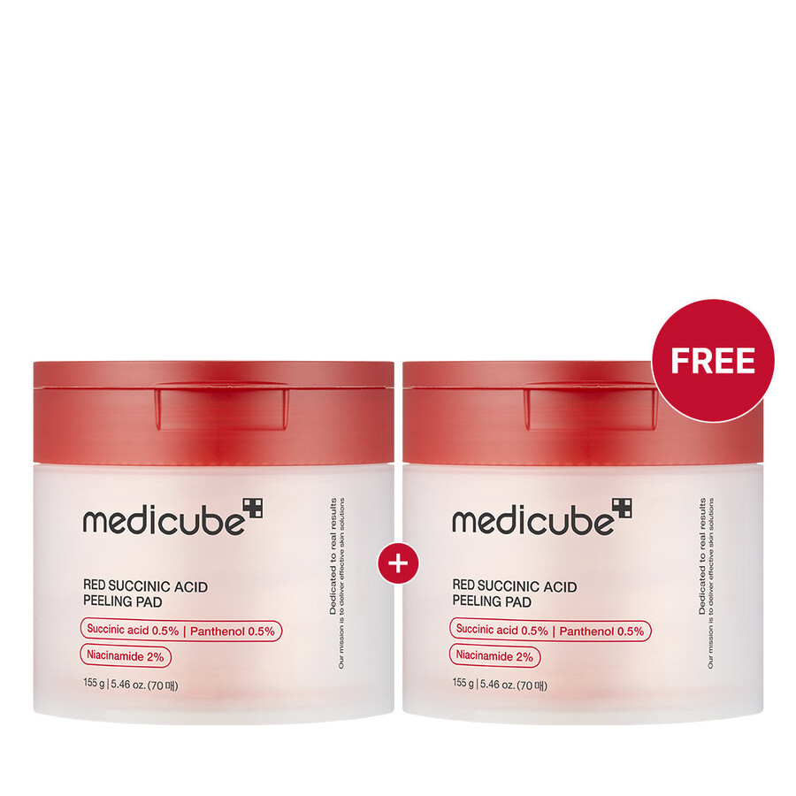 medicube rode barnsteenzuur panthenol pads