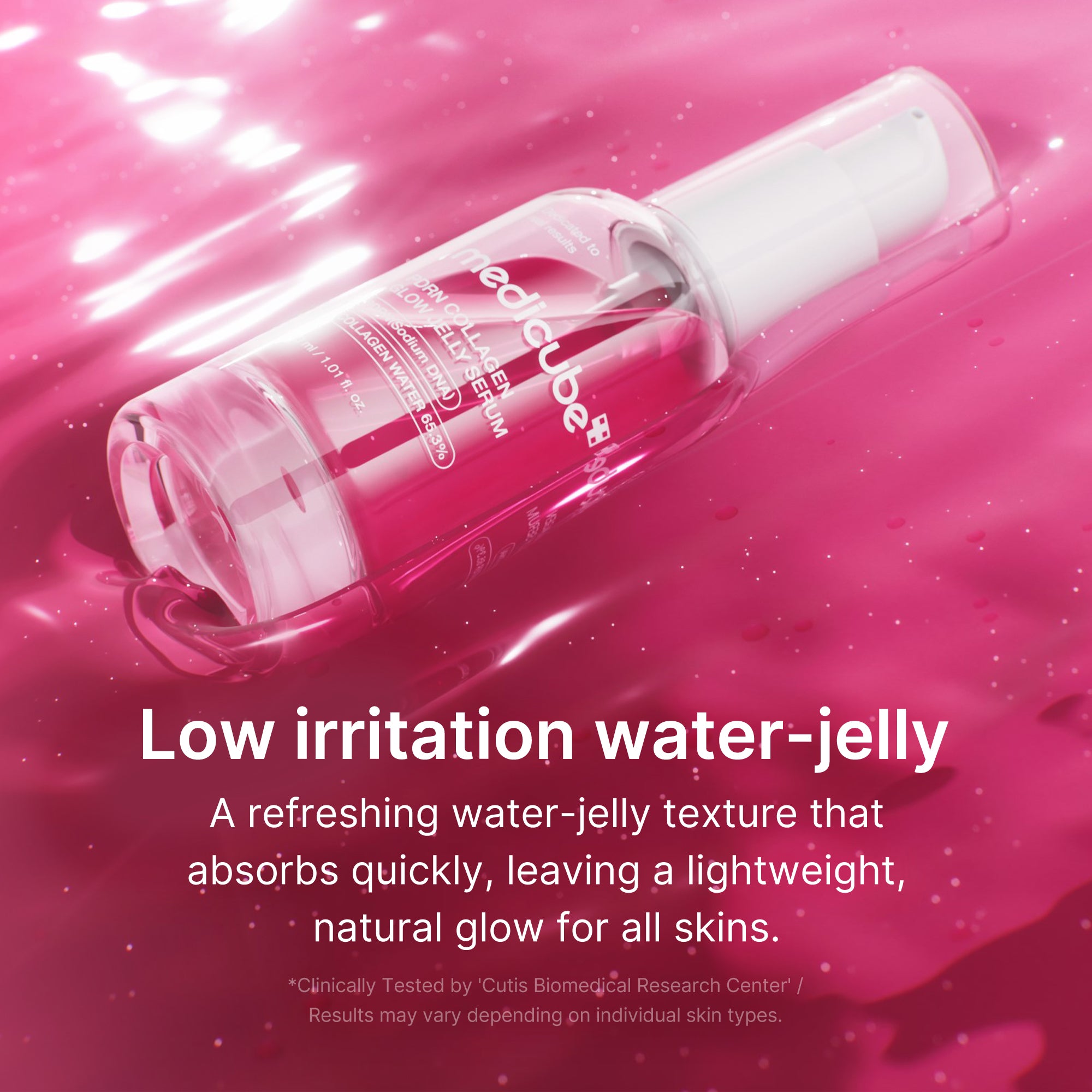 pdrn roze collageen glow jelly serum