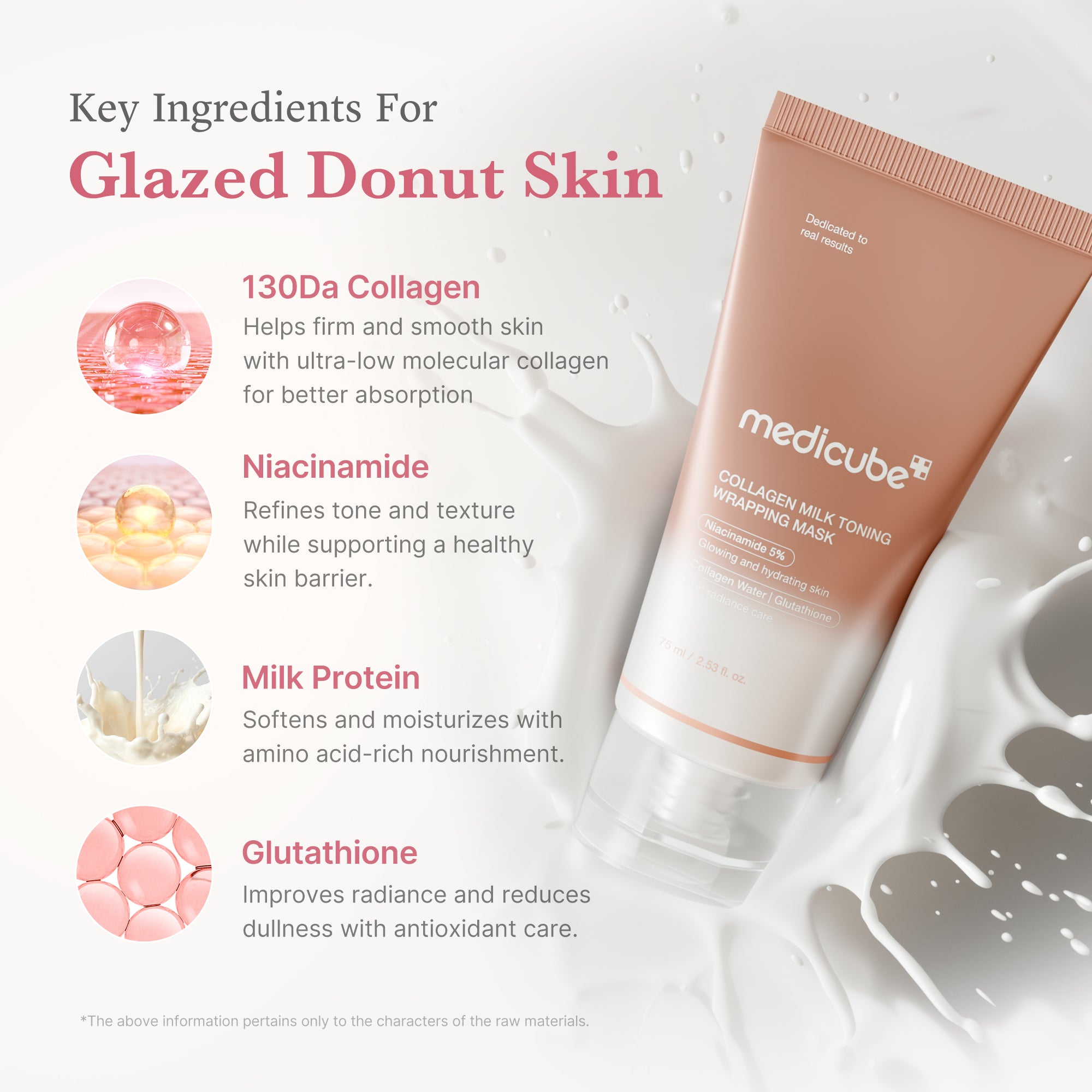 collageen milky glow daytime wrapping mask