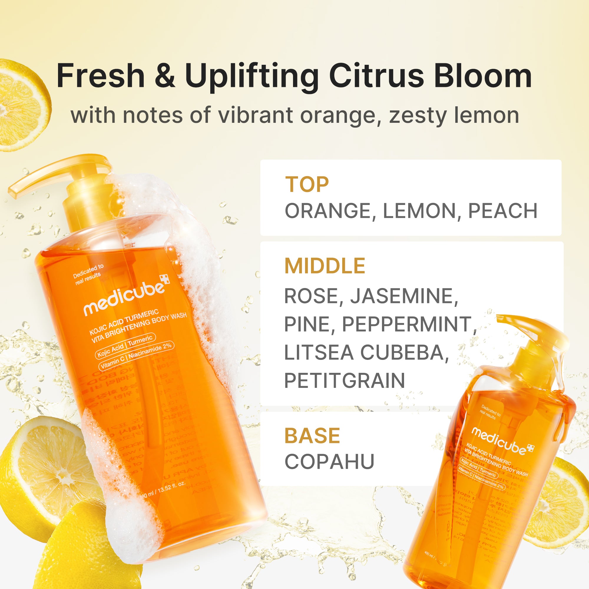 kojiczuur kurkuma verhelderende body wash
