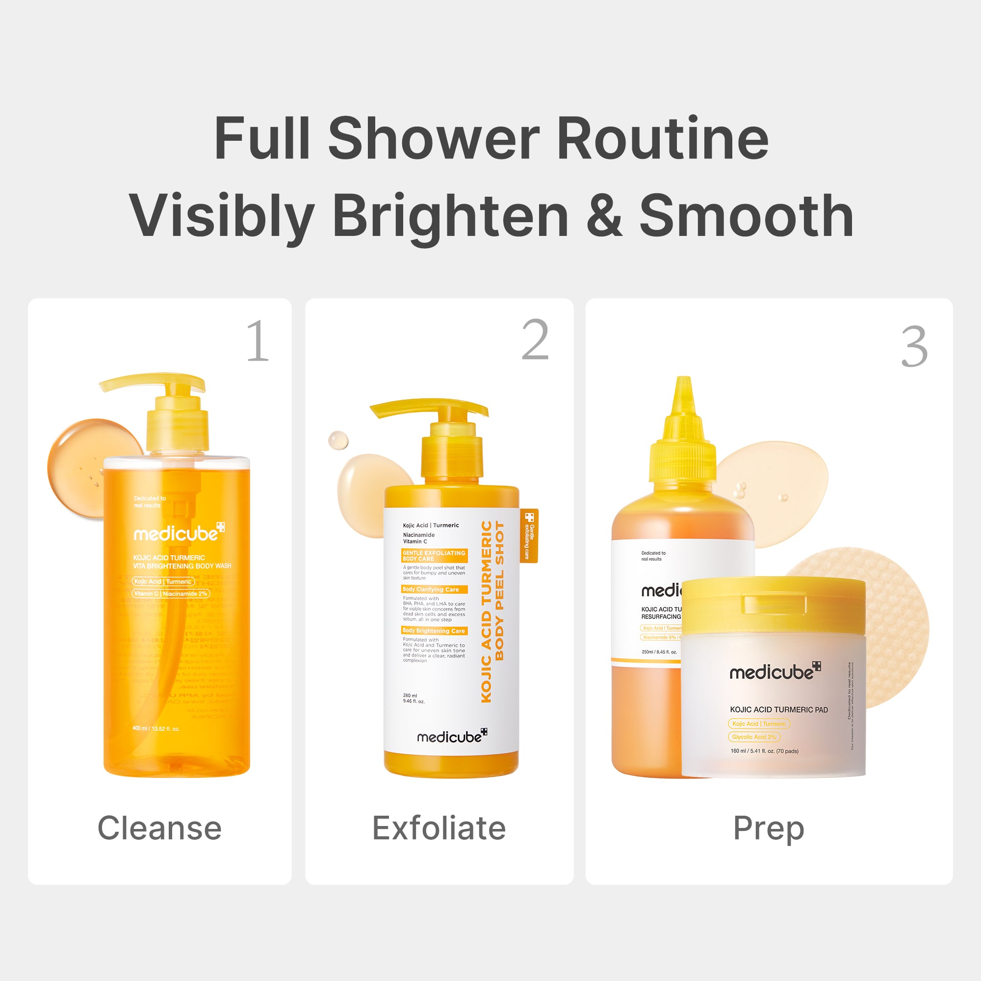 kojiczuur kurkuma verhelderende body wash