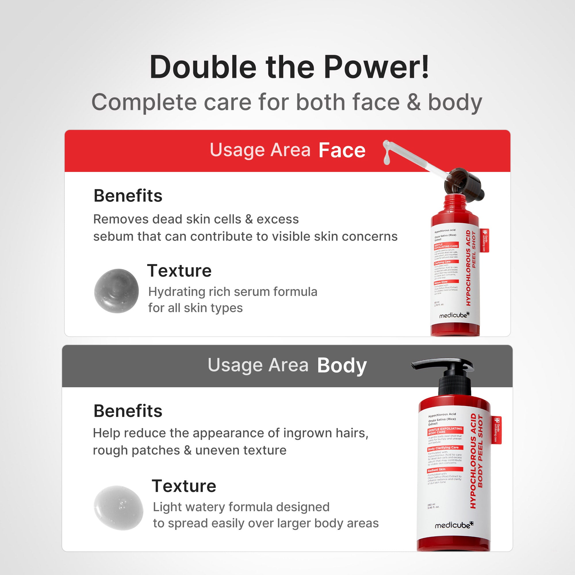 medicube hypochloorzuur peel shot